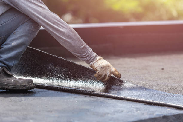 Professional Waterproofing technician working in Clay City, KY